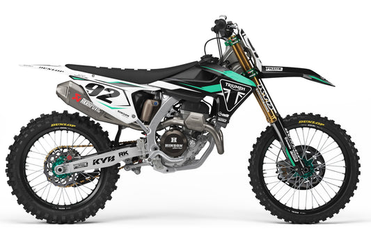 Coup Teal - Triumph Full Graphics Kit