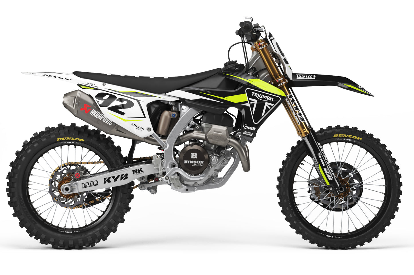 Coup Yellow - Triumph Full Graphics Kit