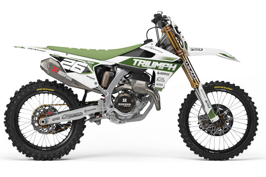 Slick White - Triumph Full Graphics Kit