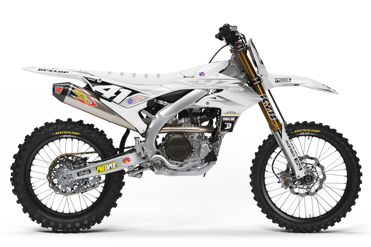 Abyss White - Yamaha Full Graphics Kit