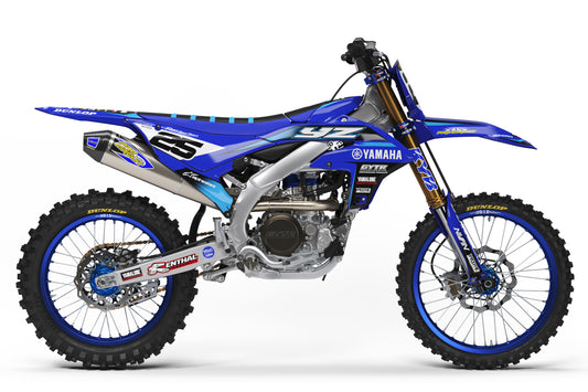 Fixed Blue - Yamaha Mini Bike Full Graphics Kit