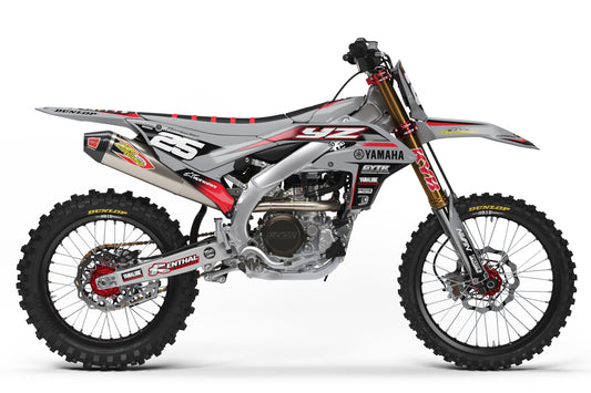 Fixed Grey - Yamaha Mini Bike Full Graphics Kit