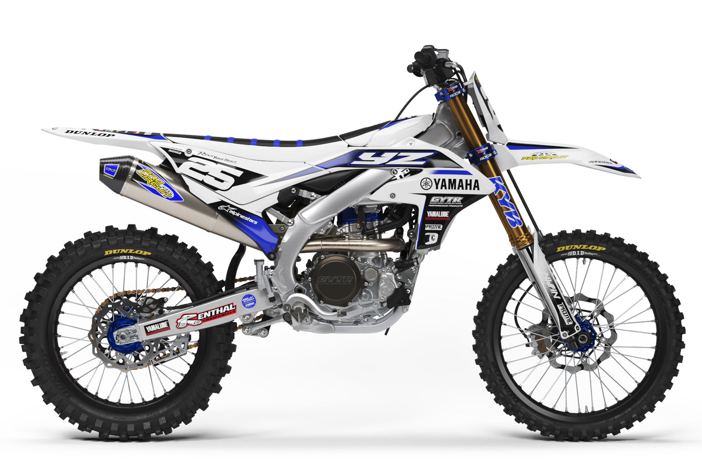 Fixed White - Yamaha Full Graphics Kit