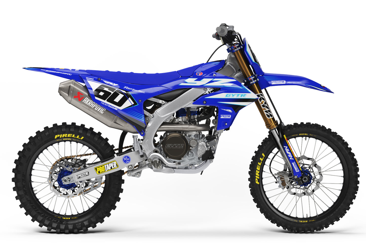 Genuine 25 Blue - Yamaha Full Graphics Kit