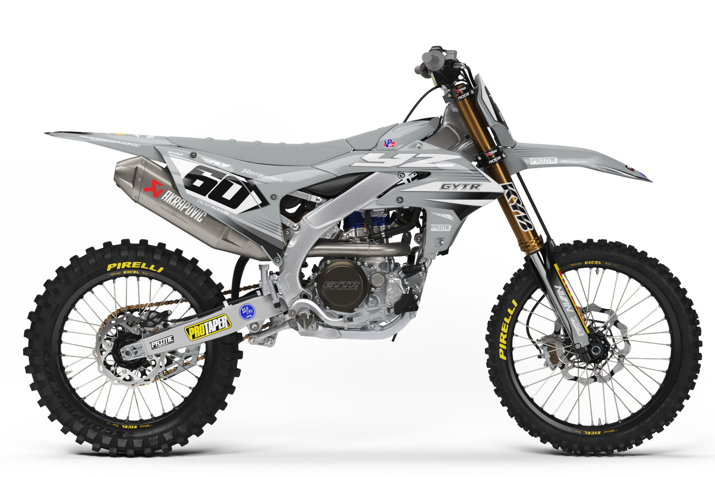 Genuine 25 Grey - Yamaha Full Graphics Kit