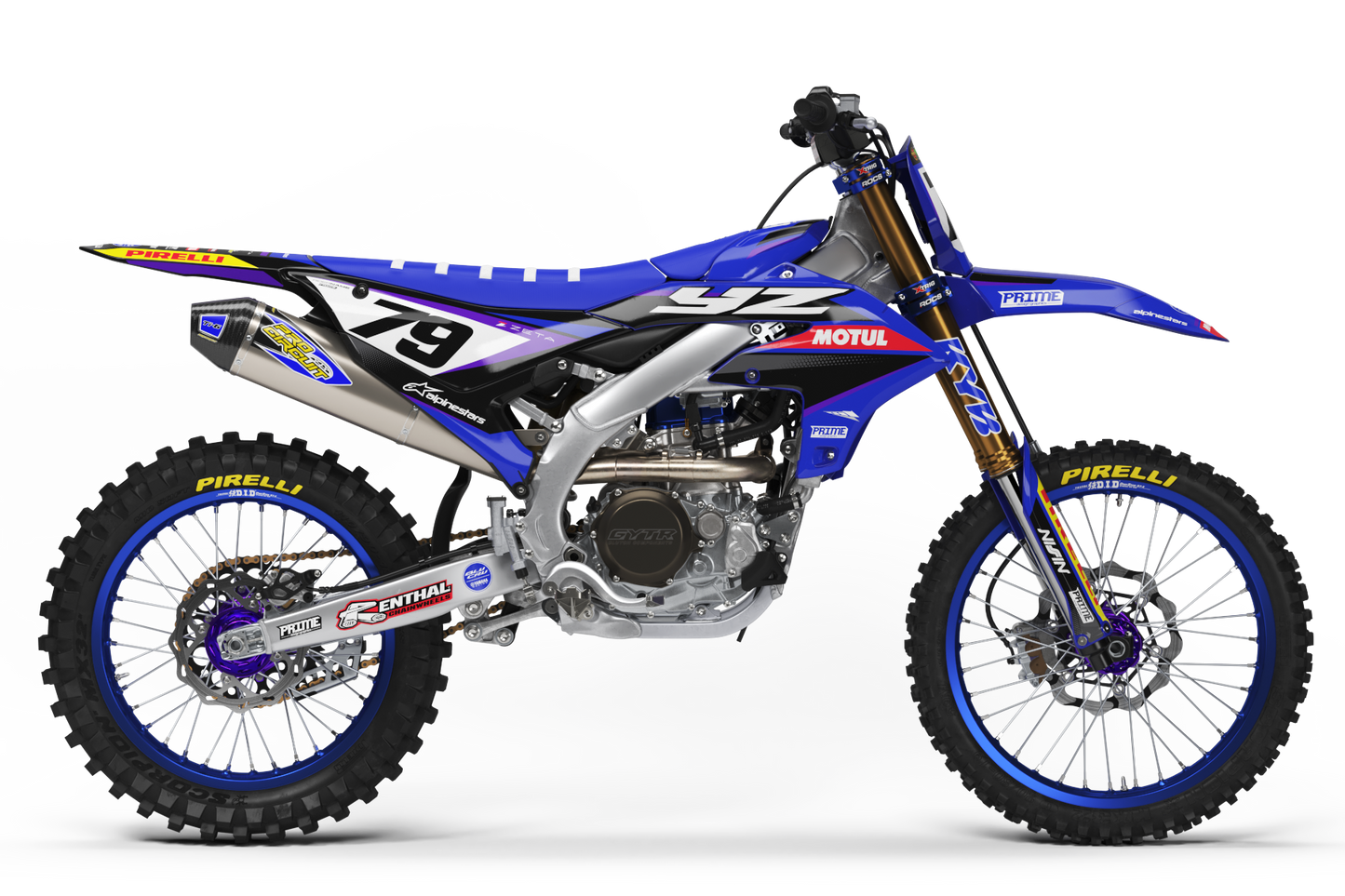 Pure Black - Yamaha Full Graphics Kit