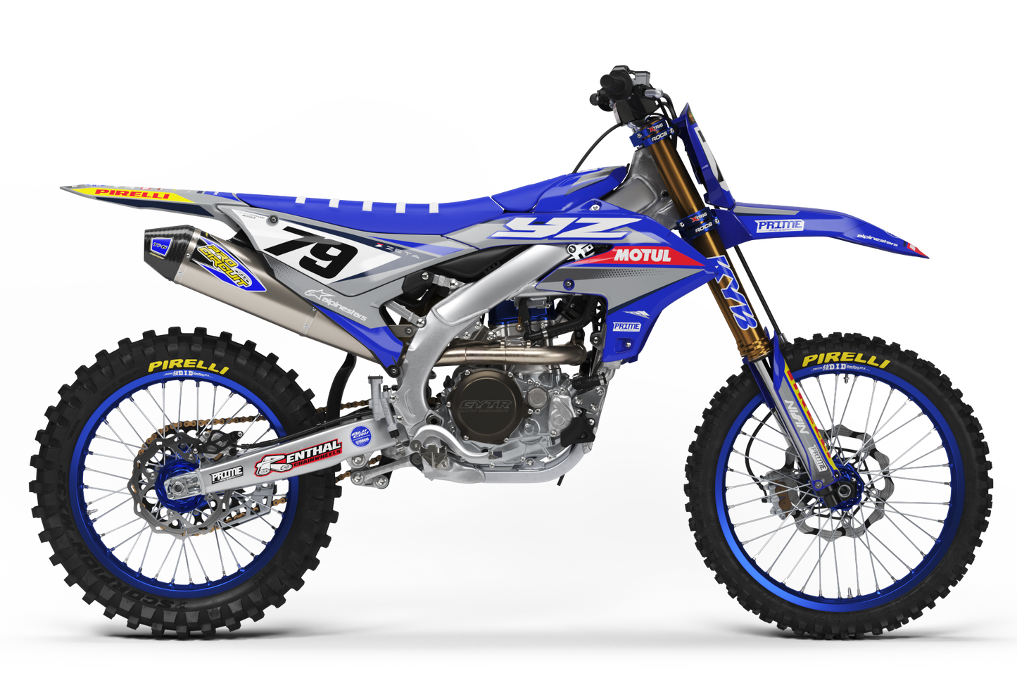 Pure Grey - Yamaha Full Graphics Kit